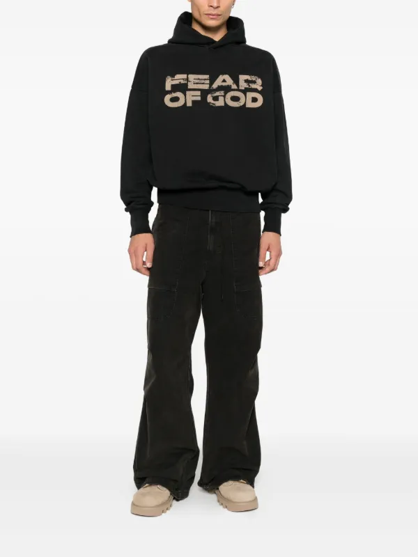 Fear Of God ロゴ パーカー | ブラック | FARFETCH JP