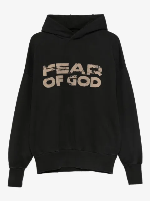 Fear Of God logo hoodie