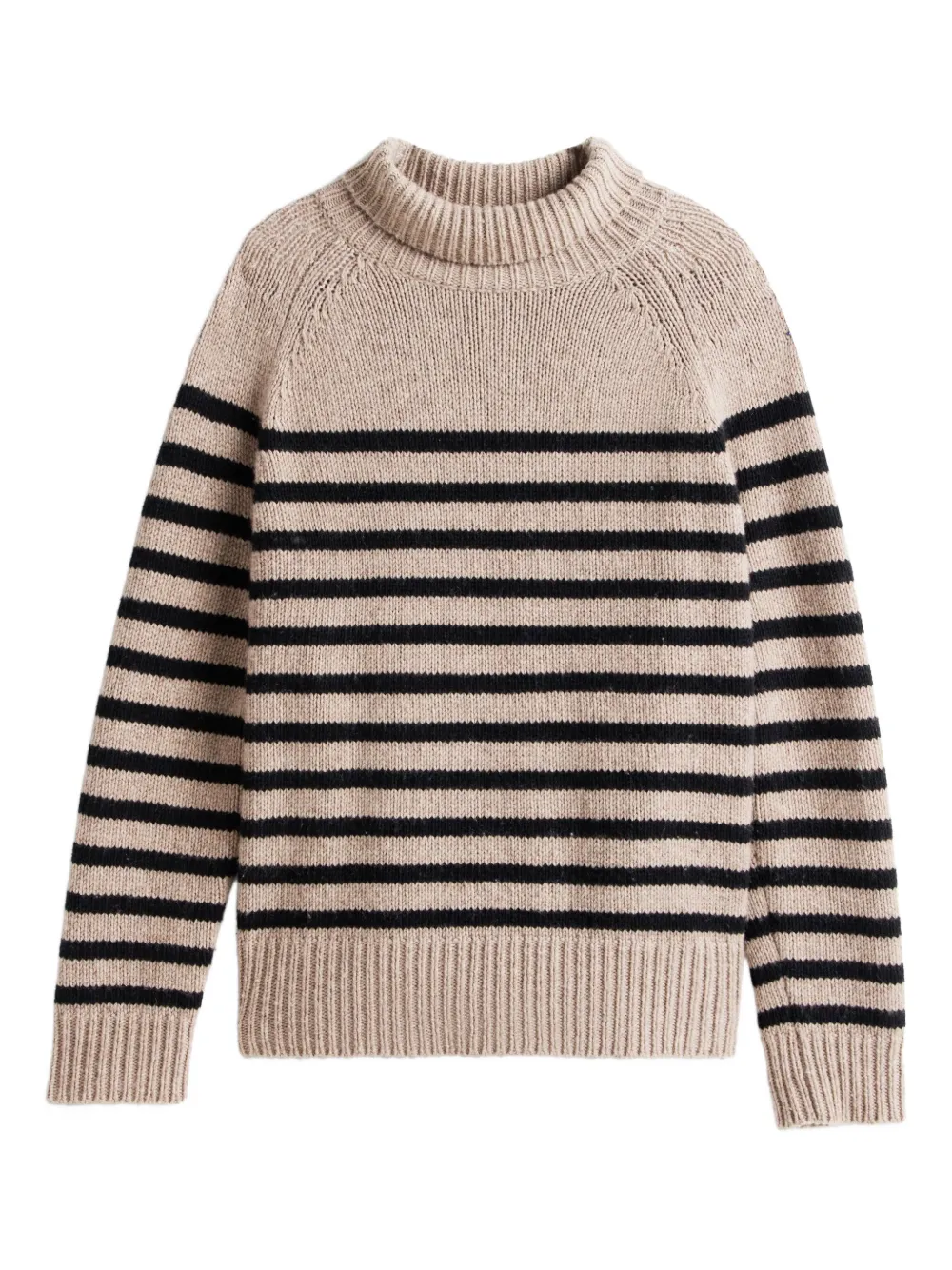 Tommy Hilfiger striped roll-neck sweater - Toni neutri