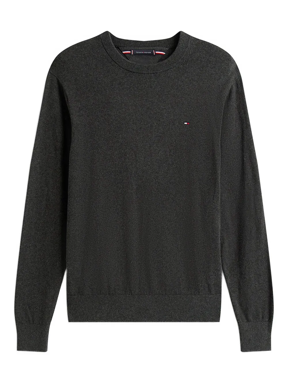 Tommy Hilfiger Logo-embroidered Top In Black