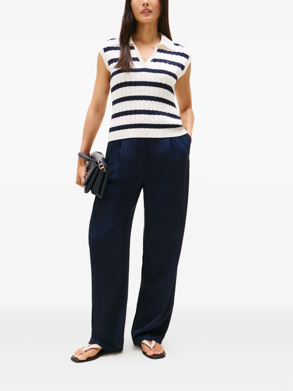Tommy Hilfiger Plooibroek - Blauw