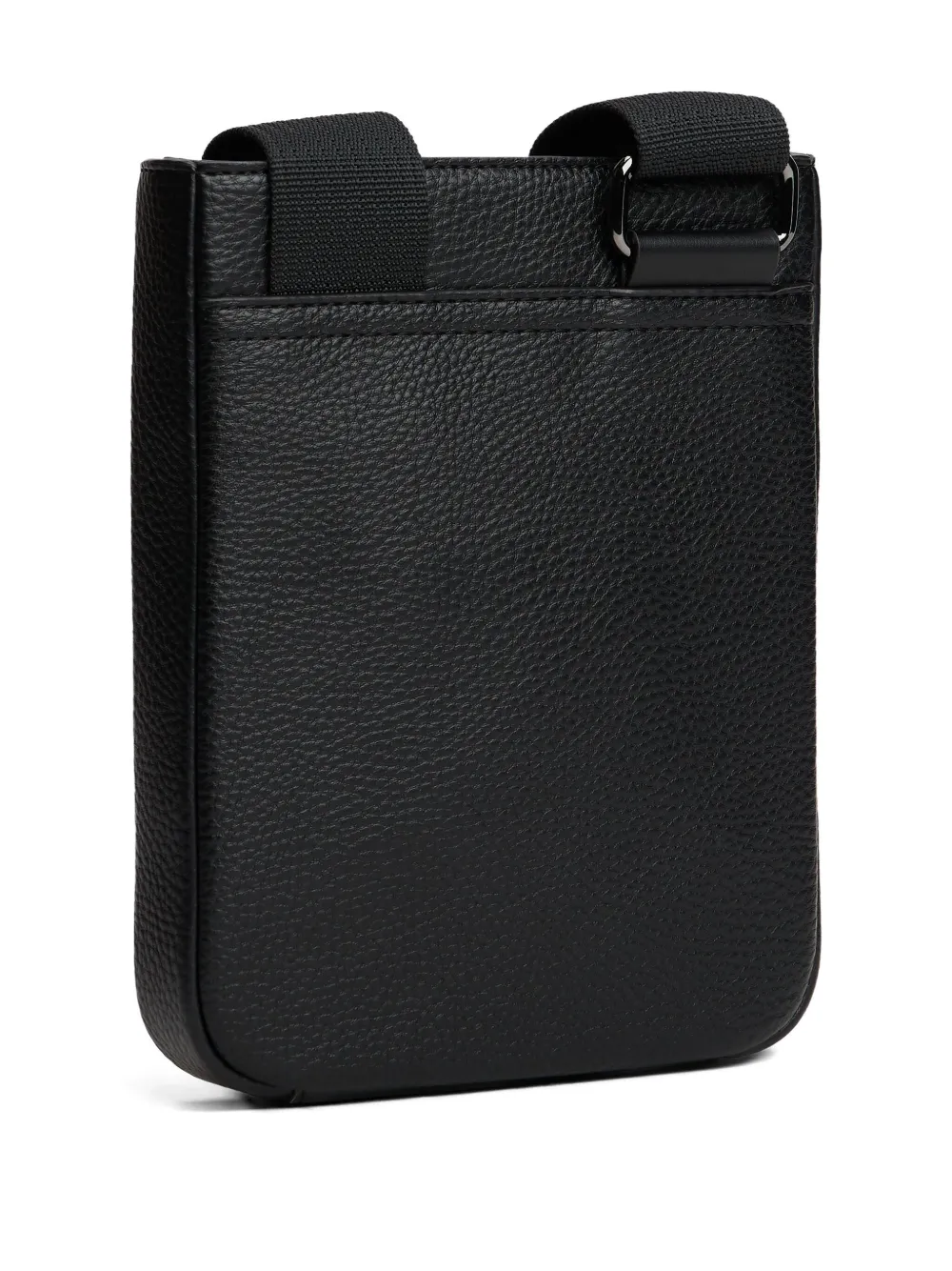 Tommy Hilfiger Stripe-detail Messenger Bag In Black