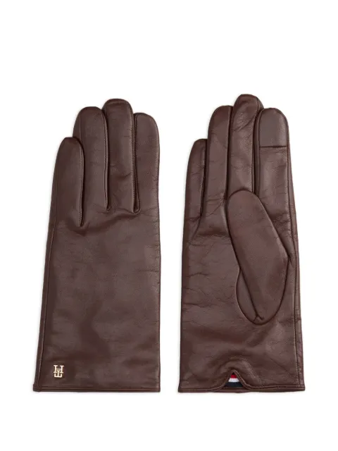 Tommy Hilfiger Chic logo leather gloves
