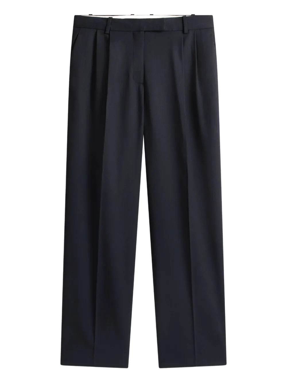 Tommy Hilfiger Pleated Trousers In Blue