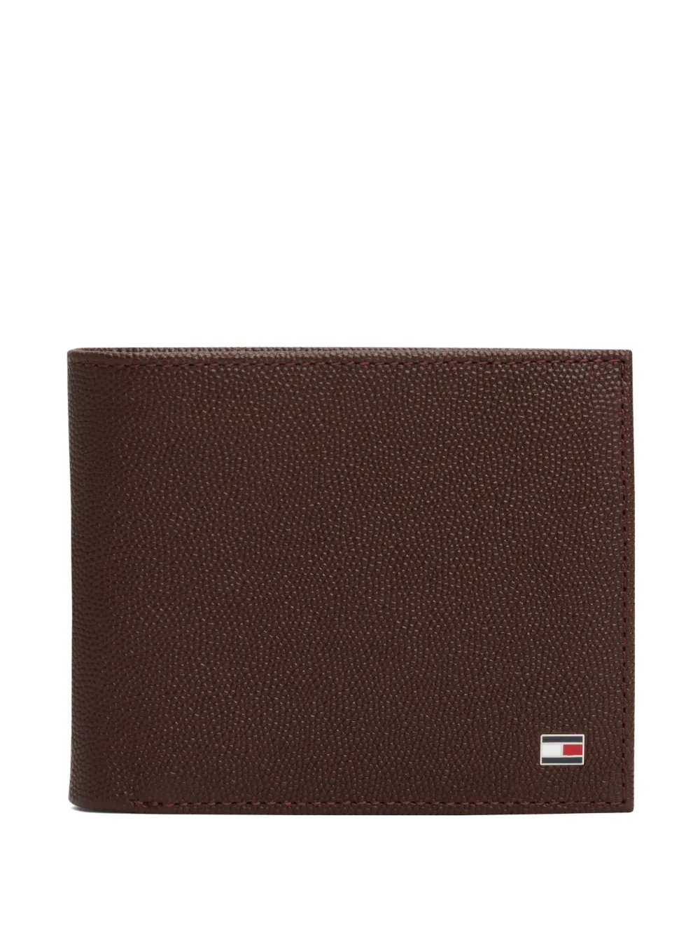 Tommy Hilfiger grained card holder - Marrone
