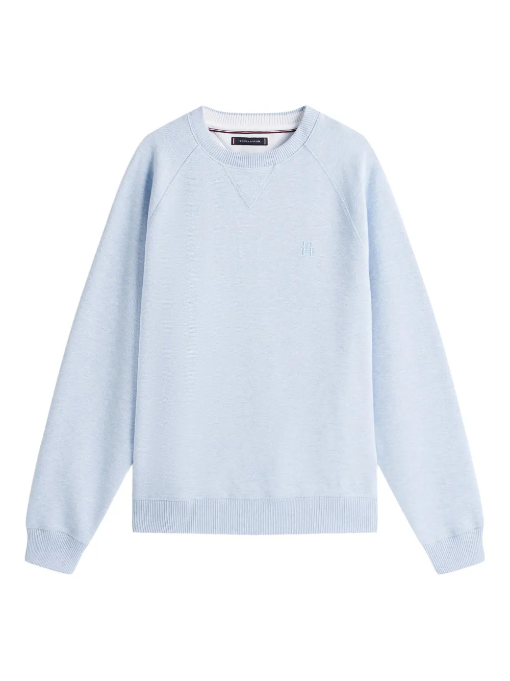 Tommy Hilfiger sudadera con cuello redondo y bordado | azul | Image 1