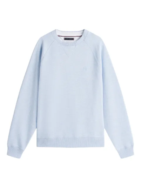 Tommy Hilfiger embroidered crew-neck sweater