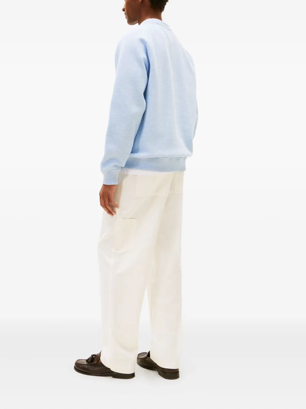 Tommy Hilfiger Embroidered Crew-neck Sweater In Animal Print