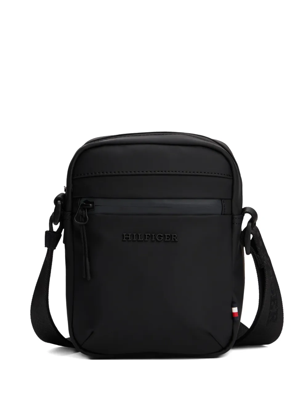 Tommy Hilfiger logo-plaque messenger bag - Nero