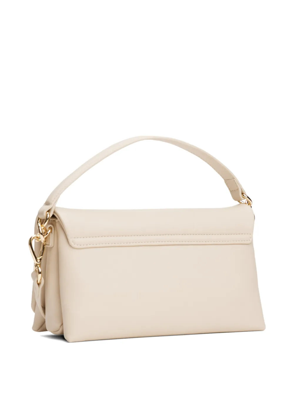 Tommy Hilfiger logo-plaque top-handle shoulder bag - Beige