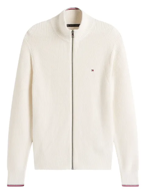 Tommy Hilfiger كارديغان بسحاب وحياكة مضلعة