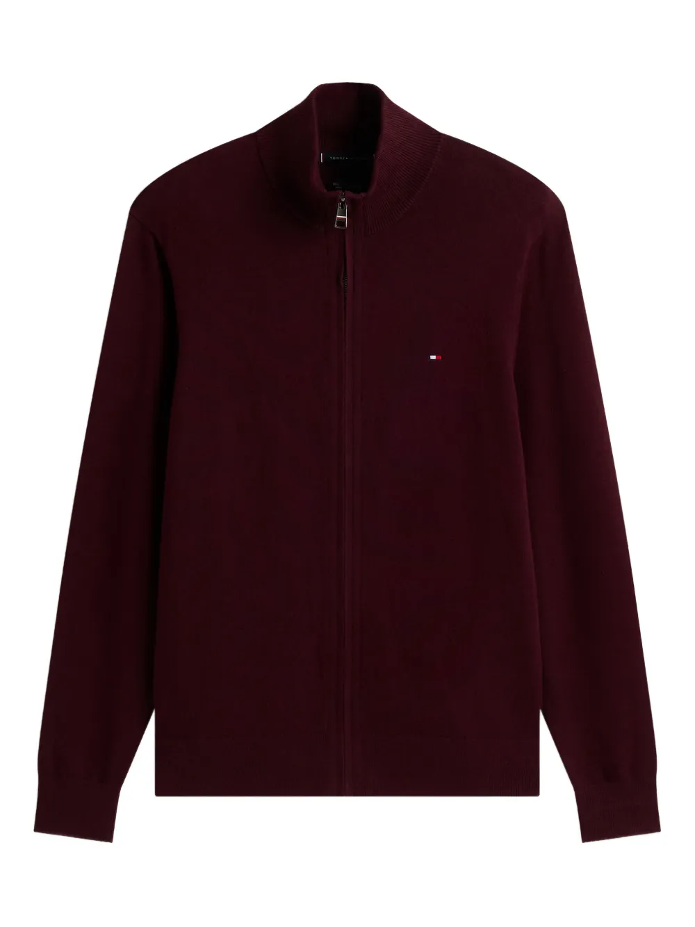 Tommy Hilfiger zipped cardigan | Red | Image 1