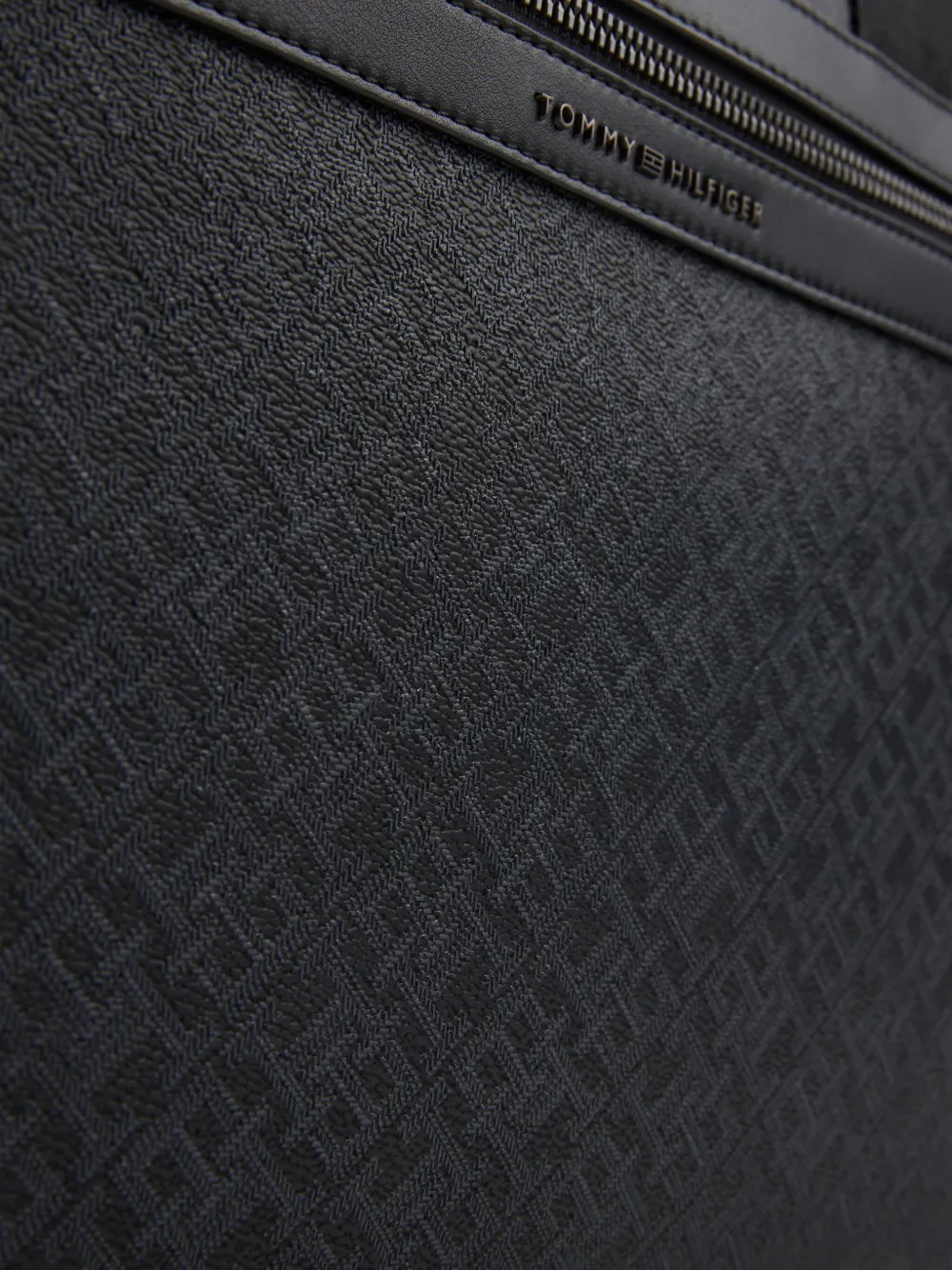 Tommy Hilfiger TH Monogram laptoptas Zwart