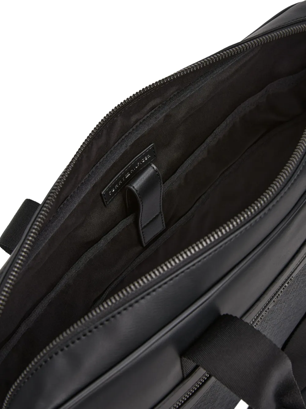 Tommy Hilfiger TH Monogram laptoptas Zwart