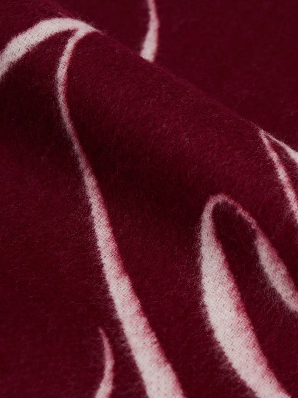 Tommy Hilfiger Fringed Statement-script Scarf In Multi