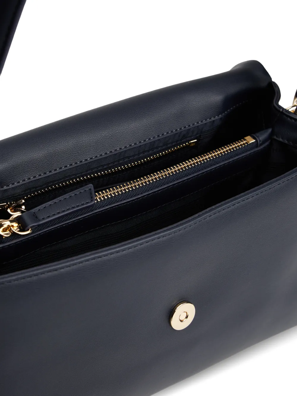 Tommy Hilfiger Schoudertas met logoplakkaat Blauw