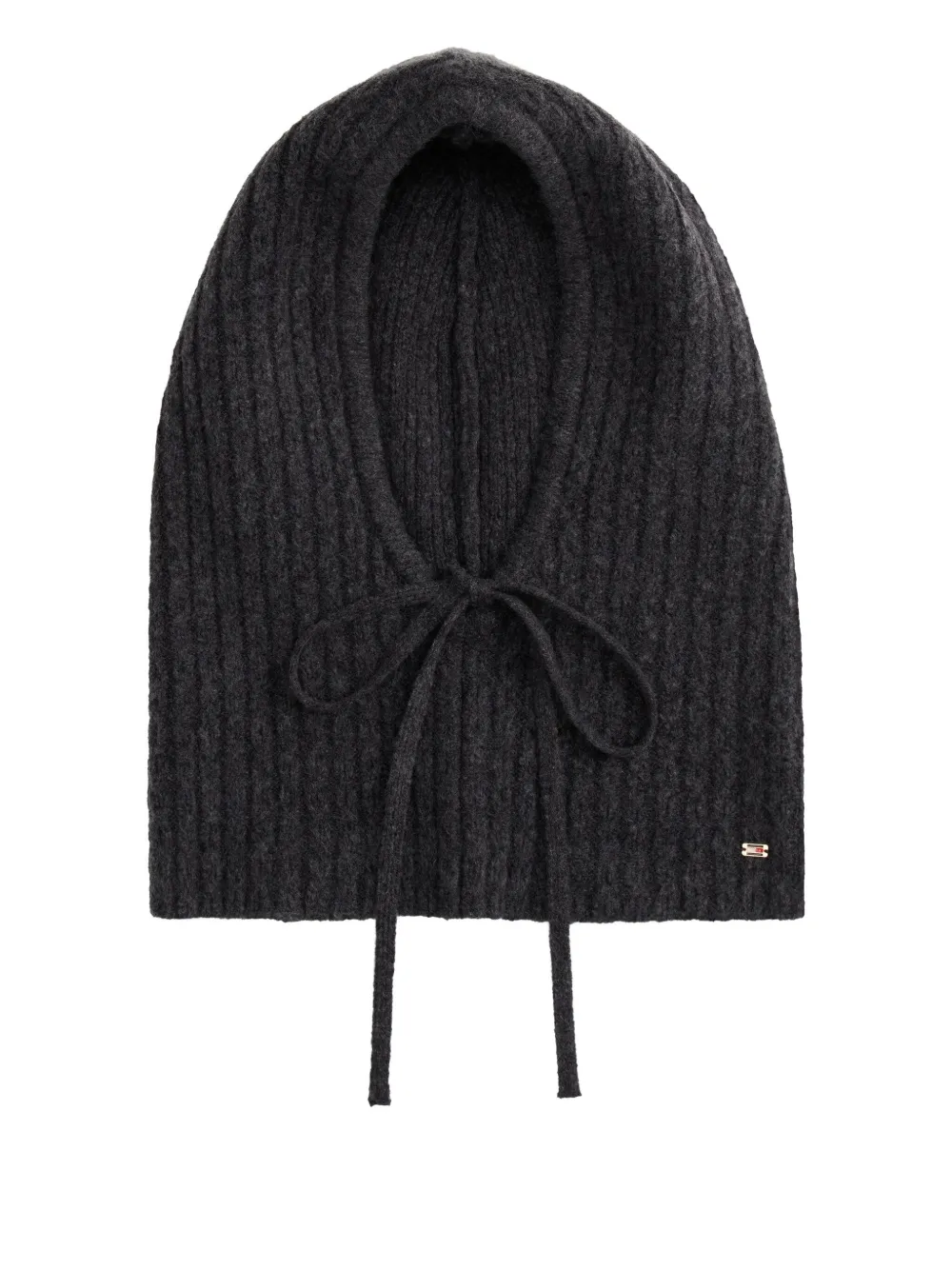 Tommy Hilfiger pasamontañas de canalé con moño | Image 2