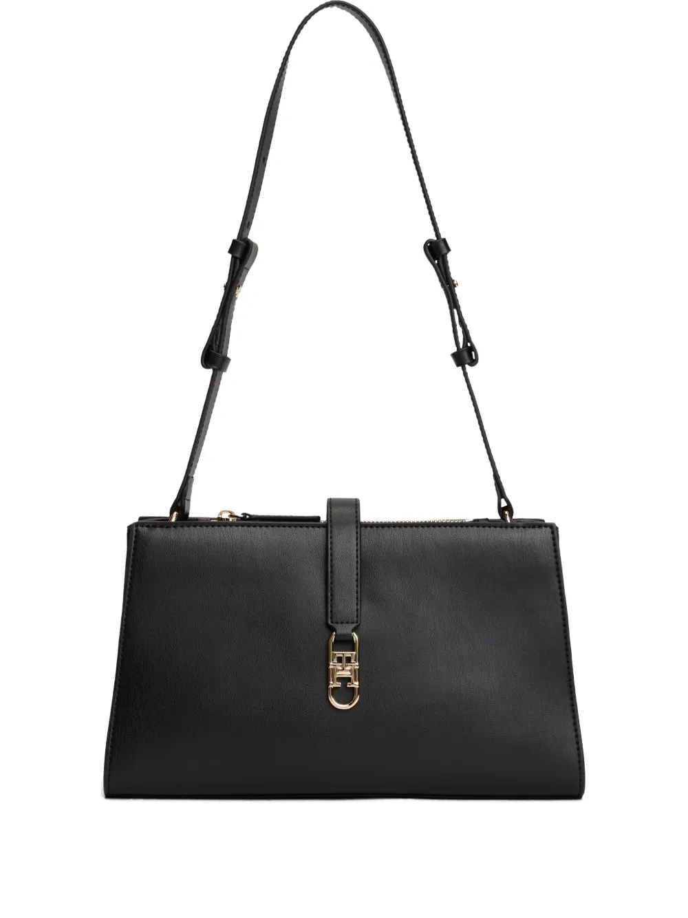 Tommy Hilfiger logo-plaque shoulder bag - Nero