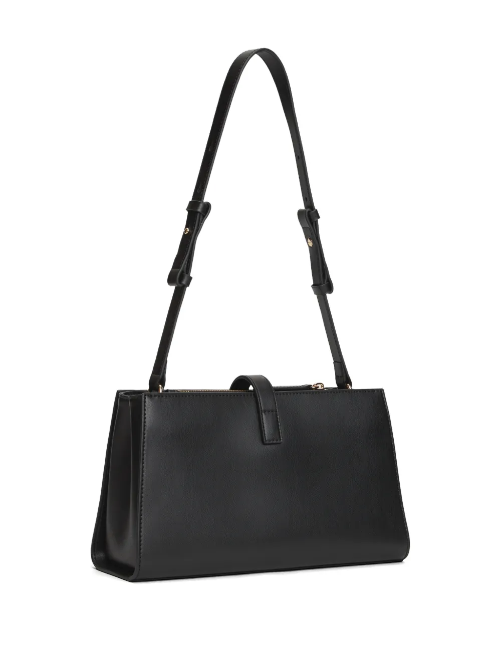 Tommy Hilfiger logo-plaque shoulder bag - Zwart