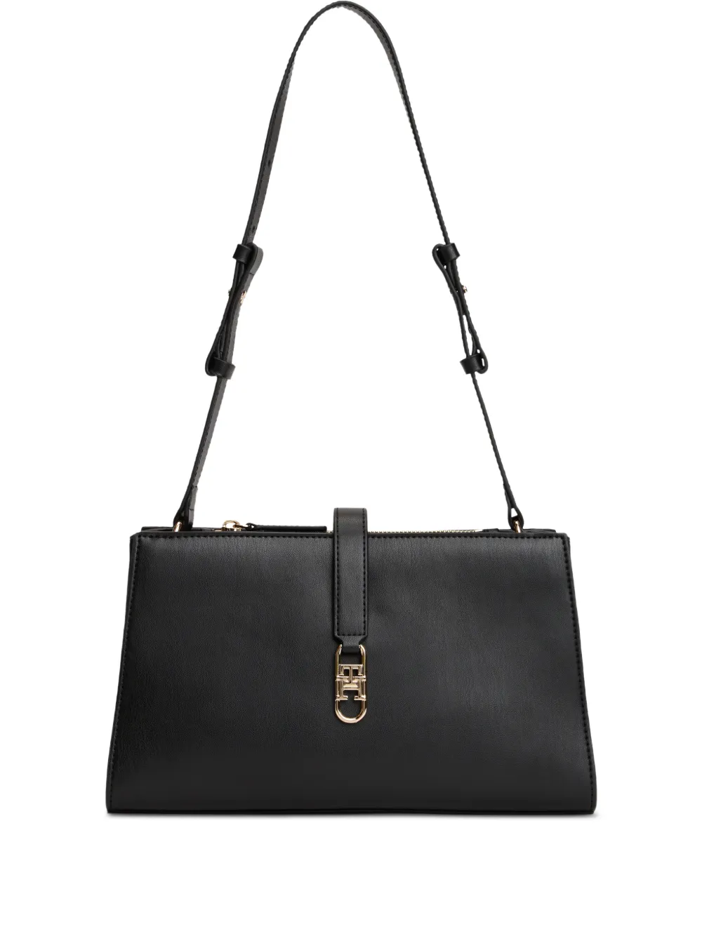 Tommy Hilfiger logo-plaque shoulder bag - Nero