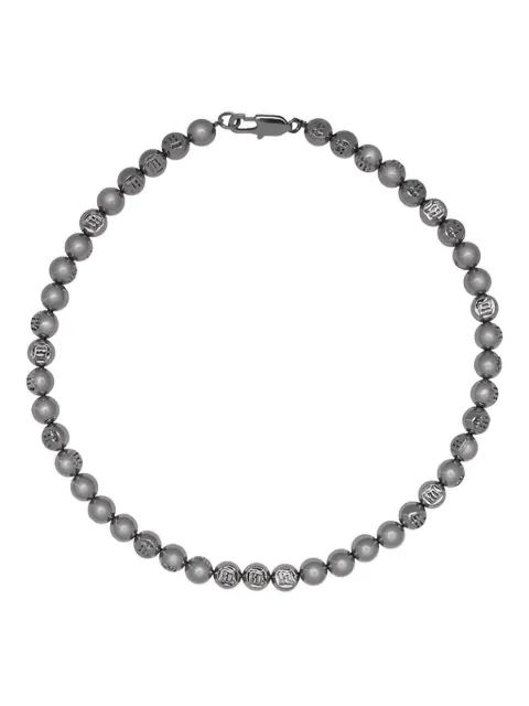 MISBHV embossed ball logo chain necklace