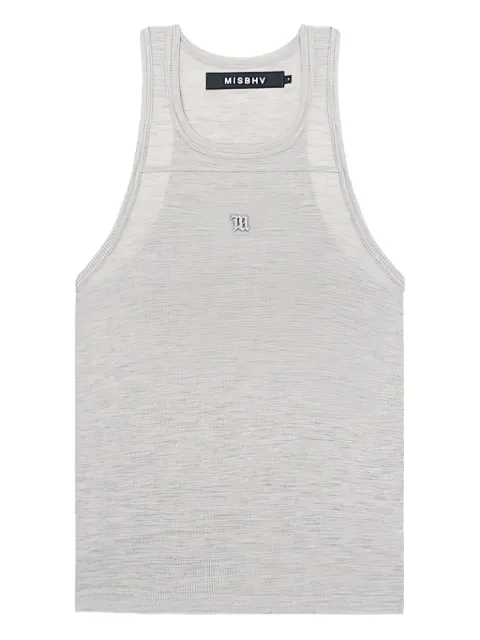 MISBHV logo-embroidered tank top