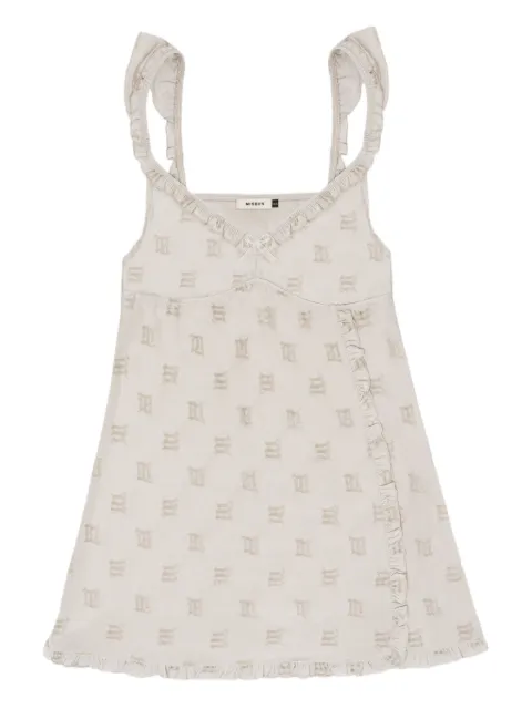 MISBHV slip dress con monograma