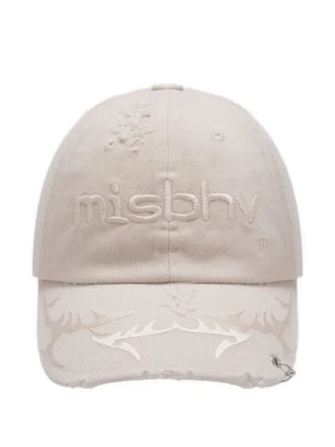 MISBHV Pierced Baseballkappe im Distressed-Look