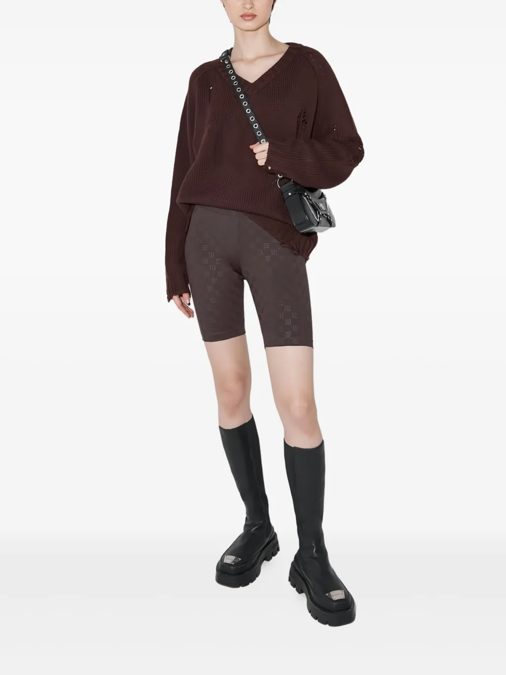 MISBHV cuissard à motif monogrammé | Shorts courts | Image 2