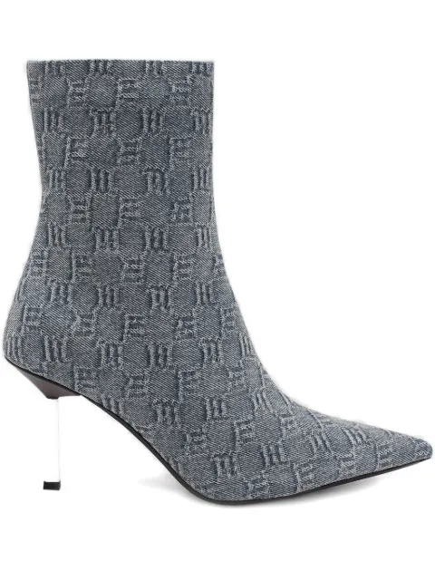 MISBHV 75mm Sasha monogram fading ankle boot