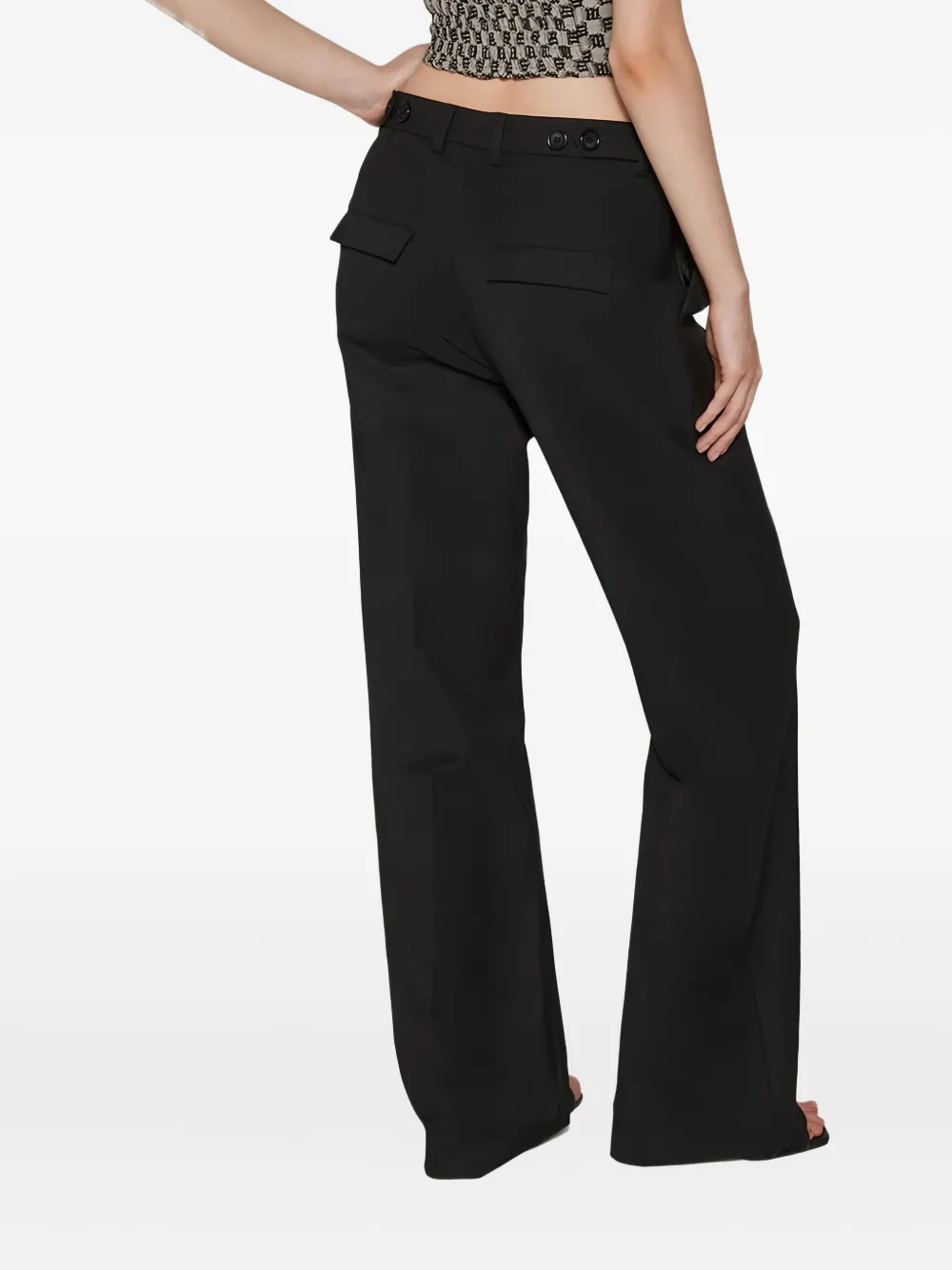 MISBHV Pantalon met ritssluiting Zwart