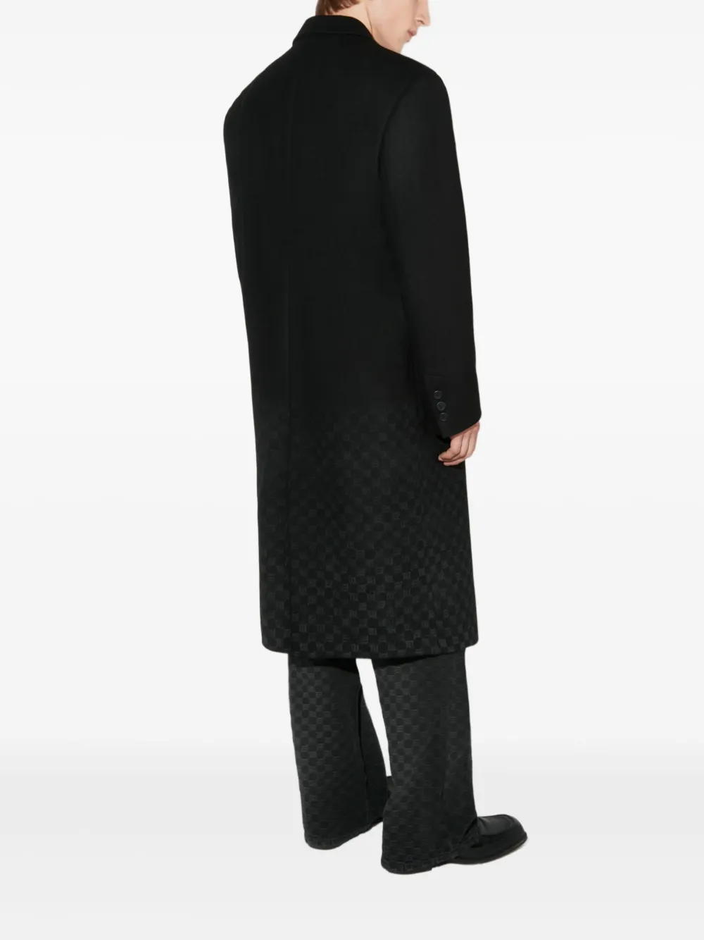 MISBHV Pak met enkele rij knopen en logodetail Zwart