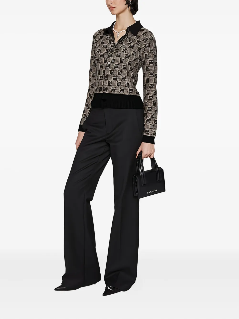 MISBHV monogram-pattern cardigan | Cardigans | Image 2
