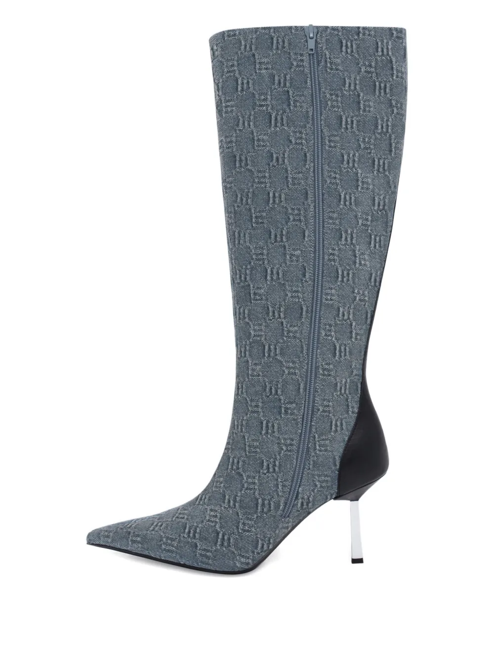 MISBHV 75 mm laarzen met monogram Blauw