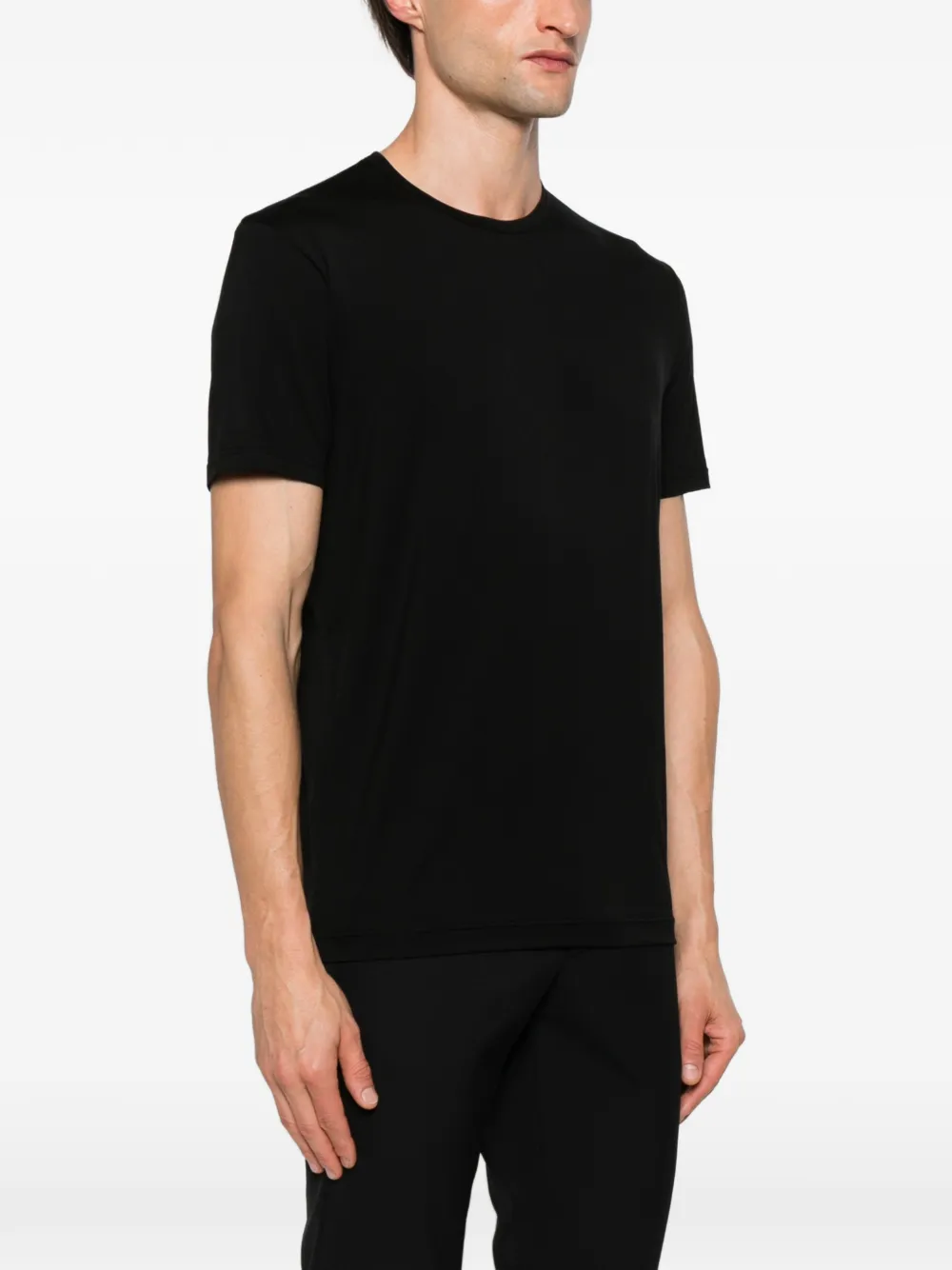 Sunspel T-shirt met korte mouwen Zwart