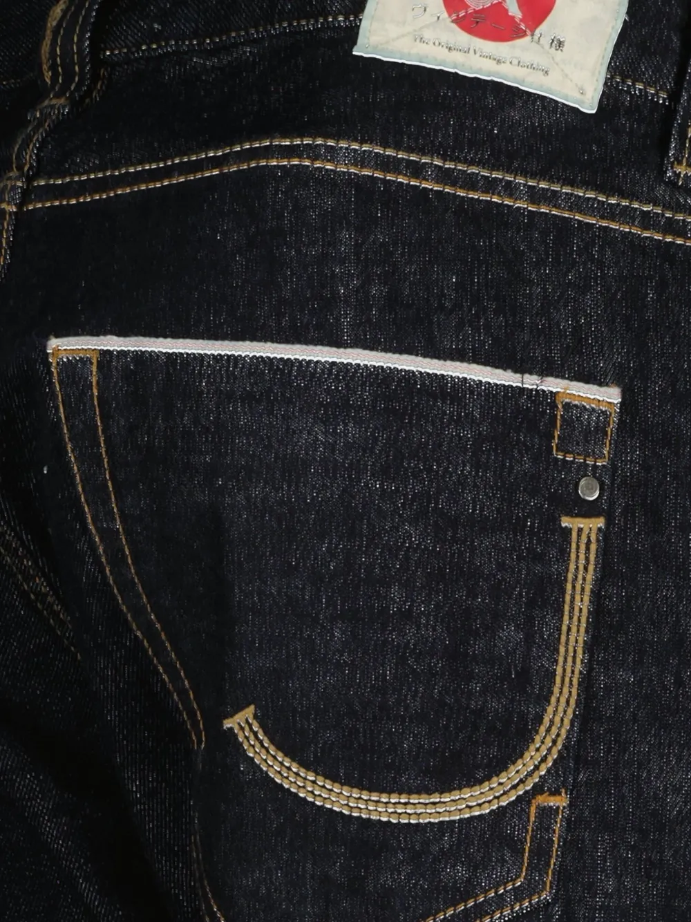 Japan Rags Jeans met vijf zakken - Blauw