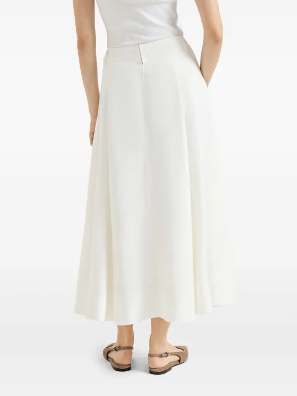 brunello cucinelli ブルネロクチネリ　モニーレ　スカート Brunello Cucinelli モニーレ スカート | ホワイト | FARFETCH JP