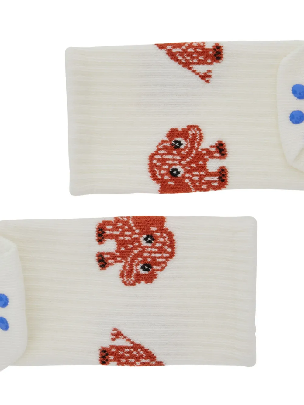 Mini Rodini Mammoth anti-slip sokken Wit