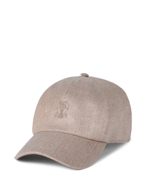 Brunello Cucinelli sparkling-logo baseball cap