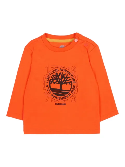 Timberland Kids long-sleeve graphic T-shirt