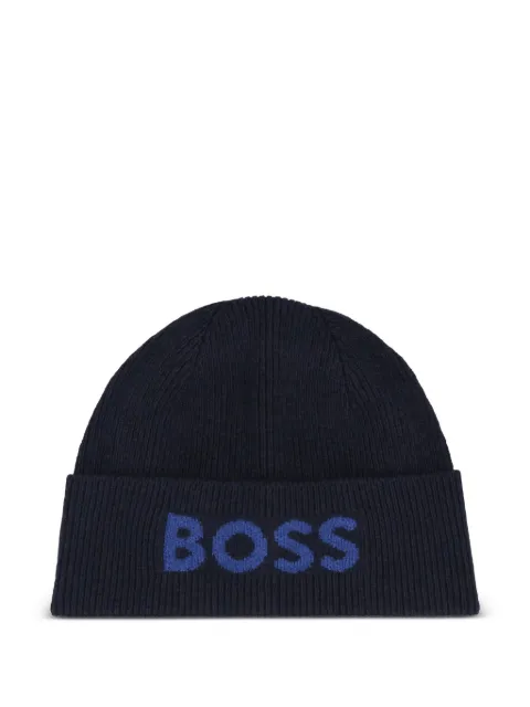 BOSS gorro con detalle del logo