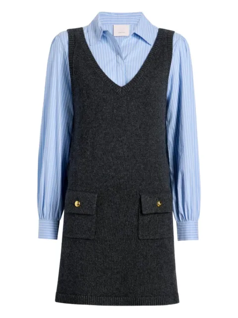 Cinq A Sept Vestido Vivianne com detalhe de bolso