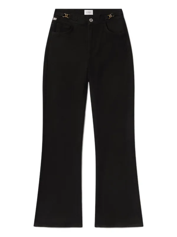 Citizens of Humanity Kimberly Horsebit-detail Trousers in Black