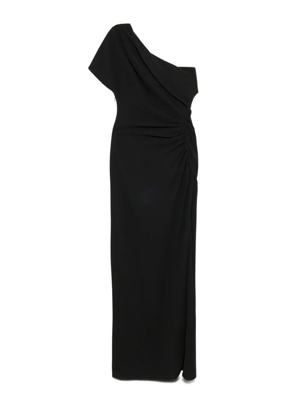 Simkhai Kally draped-detail midi dress - Zwart