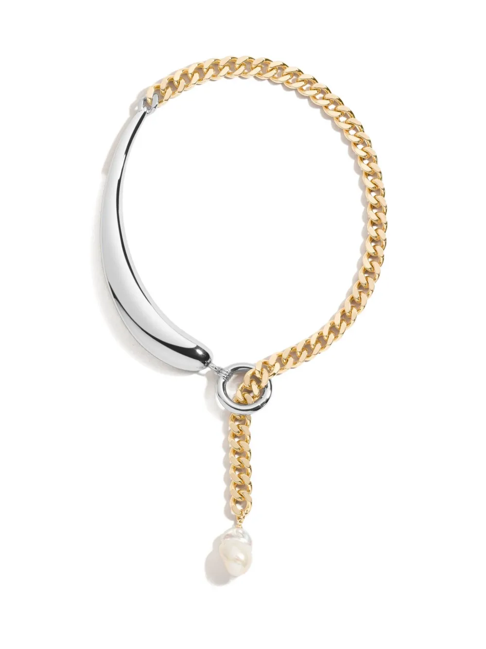 DEMARSON New York Maude chain necklace - Zilver
