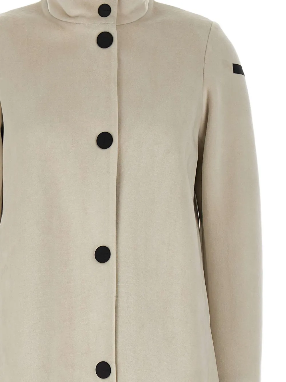 RRD Jas met hoge hals en drukknoop Beige