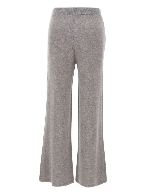 kaos elasticated flared-leg trousers