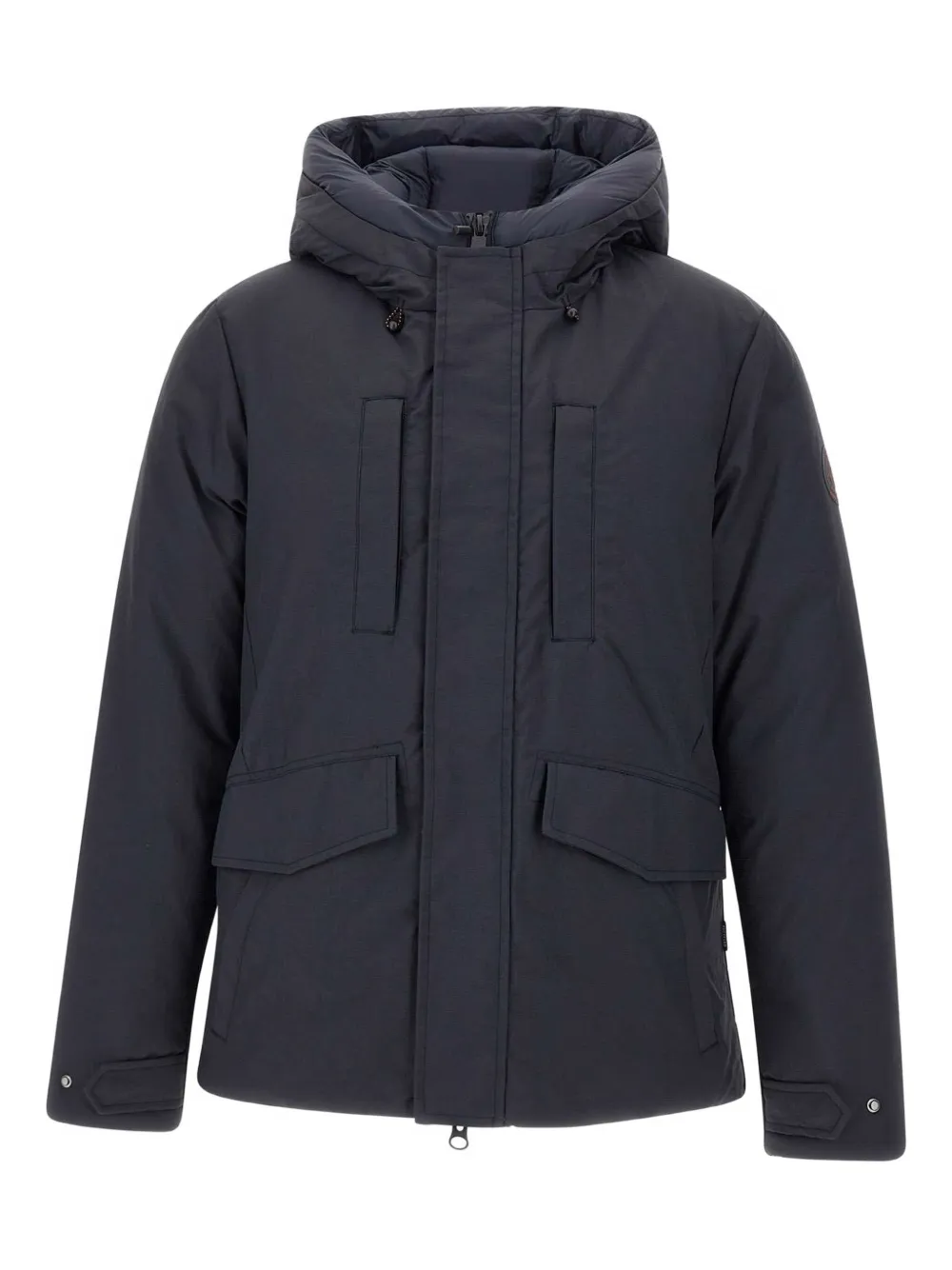 Save The Duck Enzo Hooded Pocket Parka In Blue