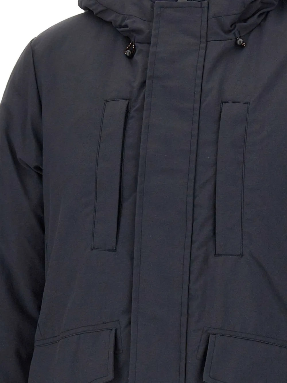 Save The Duck Enzo Hooded Pocket Parka In Blue