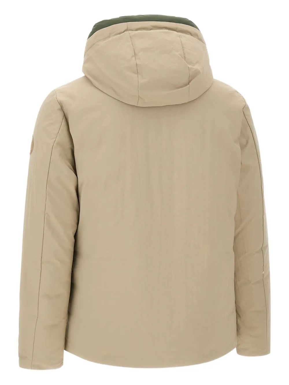 Save The Duck Enzo Hooded Flap-pocket Parka In Neutral